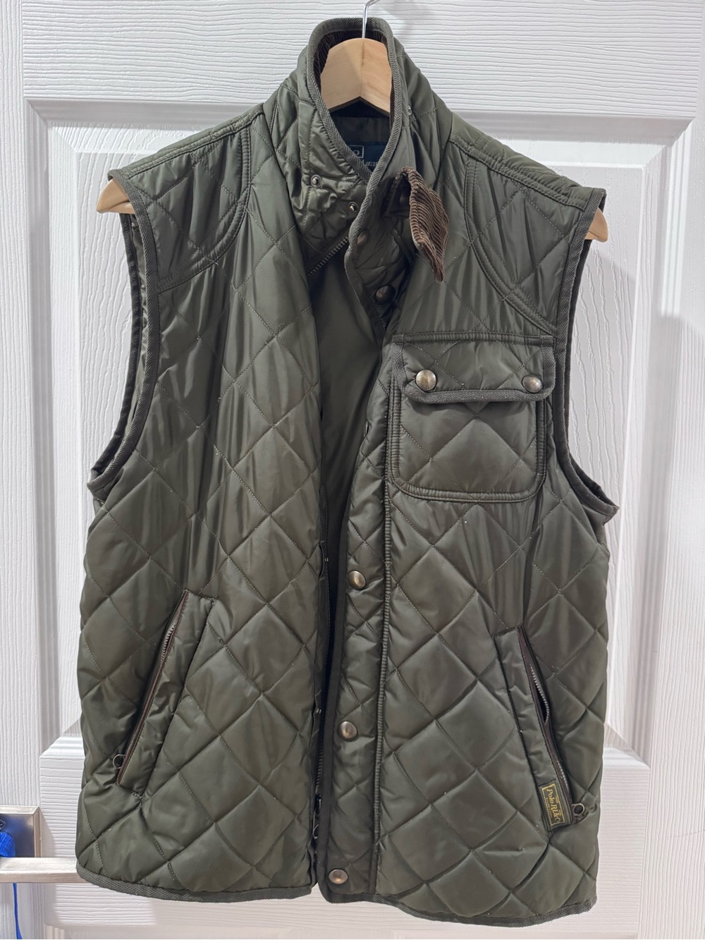 Polo Ralph Lauren Quilted Vest in Olive